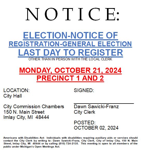 2024 election registration notice and details